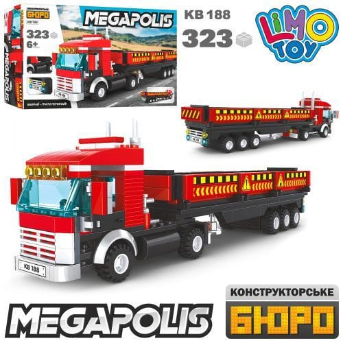 Конструктор Limo Toy Трейлер, 323 детали KB-188