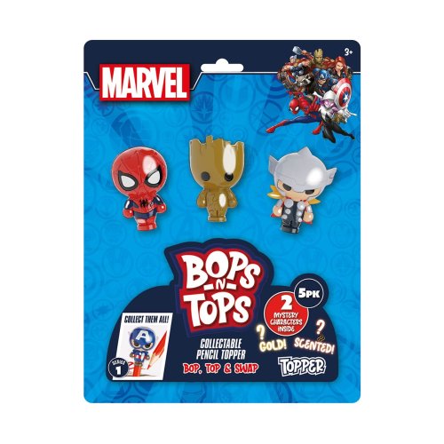 Набор фигурок-топеров Sambro Bop n Tops Марвел Marvel MAR-3562-KV-FO
