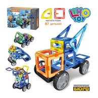 Магнитный конструктор Limo Toy Транспорт, 87 деталей LT3003