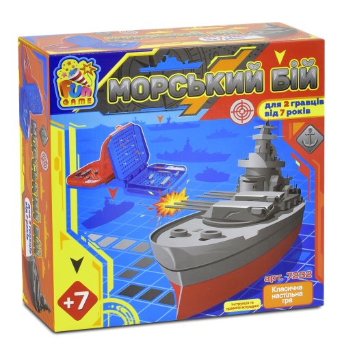 Игра 7232 "Морской Бой 4FUN Game Club", в корр.
