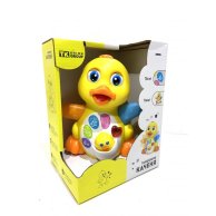 Игра "Утенок" ТК 808 TK Group, свет, звук, колеса свободного хода, подвижные крылышки, кор