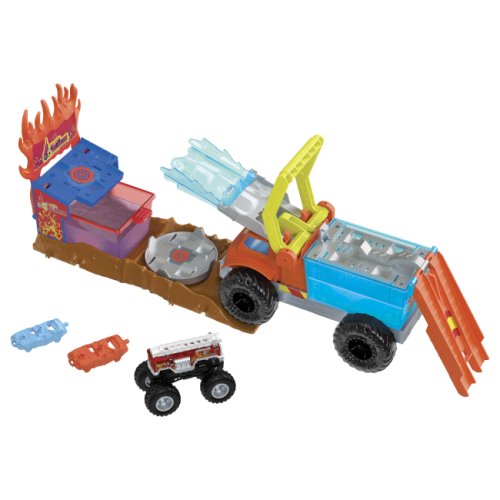 Игровой набор Mattel Пожарное спасение Hot Wheels Измени цвет Monster Truck HPN73