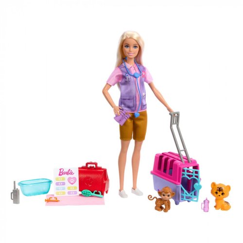 Игровой набор Mattel Барби Зоозащитница Barbie HRG50