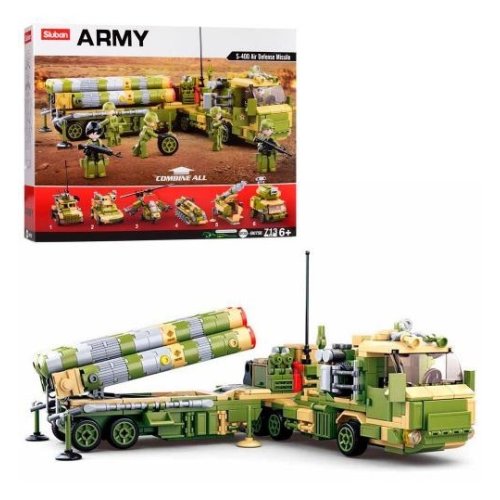 Конструктор SLUBAN M38-B0758  военная техника 713 дет