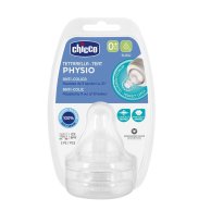 Соска силиконовая Chicco Perfect 5 Physio, медленный поток, 0м+, 2 шт. 20311.00
