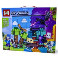 Конструктор Minecraft Нападение дракона Майнкрафт, 457 деталей MG1383