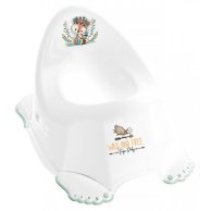 Горшок Tega Wild & Free Little Fox DZ-001 нескользящий white-green (624778)