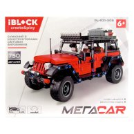 Конструктор IBLOCK MEGACAR Красный внедорожник 750 деталей PL-921-308
