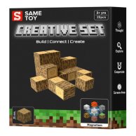 Магнитный конструктор Same Toy Creative Set Wood 20 деталей MCRAFT-1711-SM
