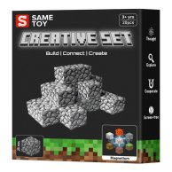 Магнитный конструктор Same Toy Creative Set Cobblestone 20 деталей MCRAFT-4004-SM