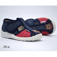 Тапочки для мальчика Waldi Паша серо/бордо Pappy 24 р. (225-226-729)