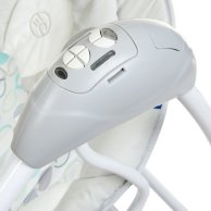 Качеля-шезлонг ME 1028 SENSA Circles Mint  эл.прив.,5скор.,таймер,муз.-15мел.,звуки природы.