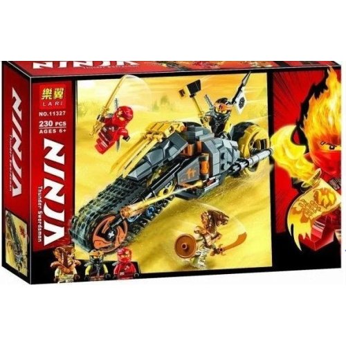 Конструктор LARI Ninja 11327 Раллийный мотоцикл Коула