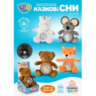 Ночник с проектором Limo Toy Животное 21см M 4186