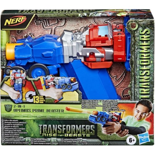 Бластер-трансформер Hasbro Оптимус Прайм Nerf Трансформеры: Восстание зверей F3901