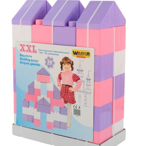 Конструктор строительный "XXL", Полесье 36 элементов (40299)