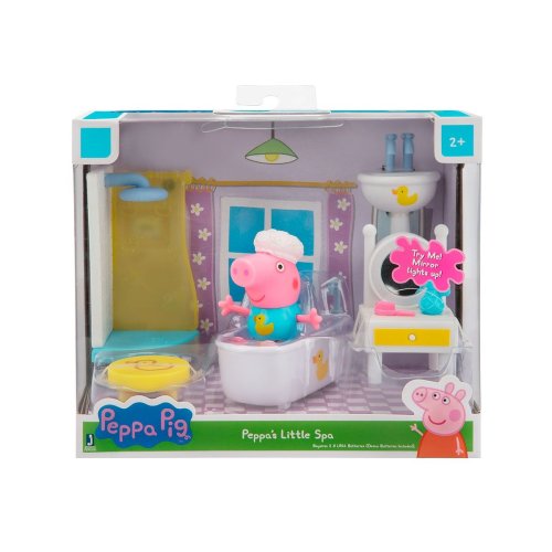 Игровой набор Peppa - Ванна SPA (фигурка Пеппи, аксессуары, свет)