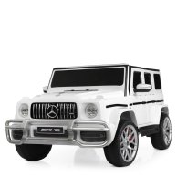Джип M 4259EBLR-1  2,4G, 4мот45W, 2аккум12V7AH, музыка, свет, USB, EVA, кожа, белый