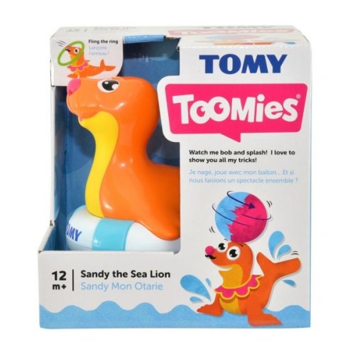Игрушка для ванной комнаты TOMY Toomies «Тюлень Сэнди» (T72609)