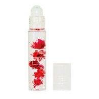 Масло-блеск для губ Lukky Aqua Fleur в ролике с красными цветами T22005