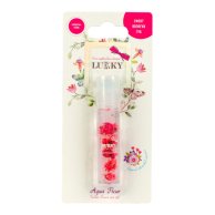 Масло-блеск для губ Lukky Aqua Fleur в ролике с красными цветами T22005