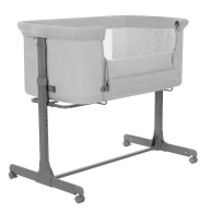 Детская кроватка Carrello Luna приставная CRL-16501 Carbon Grey