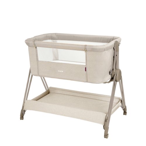 Детская кроватка Carrello Gracia приставная CRL-16502 Linen Beige