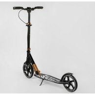 Самокат алюминиевый "Best Scooter"  колеса PU, ФАРА, зажим руля, d переднего колеса 230мм 14268