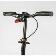 Самокат алюминиевый "Best Scooter"  колеса PU, ФАРА, зажим руля, d переднего колеса 230мм 14268