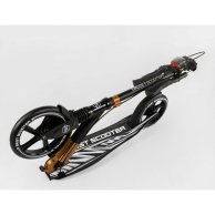 Самокат алюминиевый "Best Scooter"  колеса PU, ФАРА, зажим руля, d переднего колеса 230мм 14268