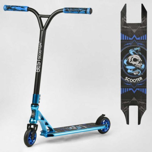 Самокат трюковый BS-7615 Best Scooter HIC-система, алюминиевый диск и дека, АНОДИРОВАННАЯ ПОКРАС