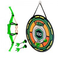 Игрушечный лук Zing с мишенью Air Storm Bullz Eye, 3 стрелы, зелёный AS200G