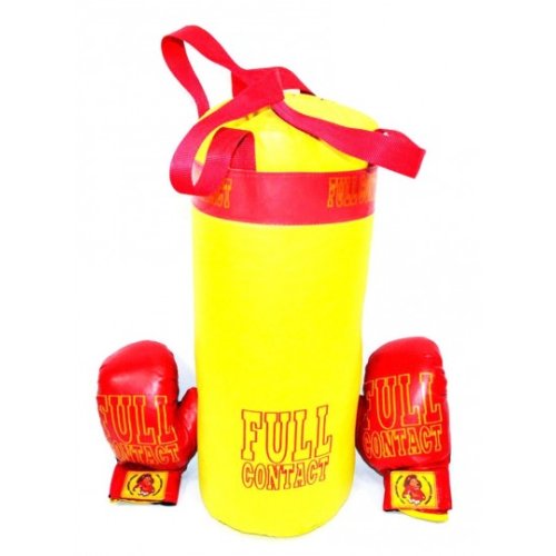 Боксерский набор Danko Toys Full Contact Большой, желтый L-FULL
