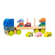 Тягач с машинками Cubika LM-12 13418