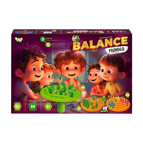 Развивающая настольная игра Danko Toys Balance Frogs большая BalF-01