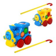 Каталка  паровозик 0373