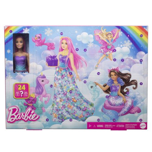 Адвент-календарь Mattel Barbie Барби Фантастический мир HRG90