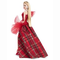 Коллекционная кукла Mattel Barbie Праздничная блондинка Барби HRM61