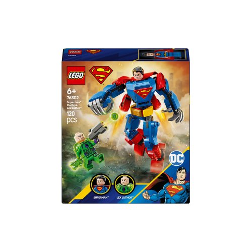 Конструктор Lego DC Super Heroes Супермен-робот против Лекса Лютора, 120 деталей 76302