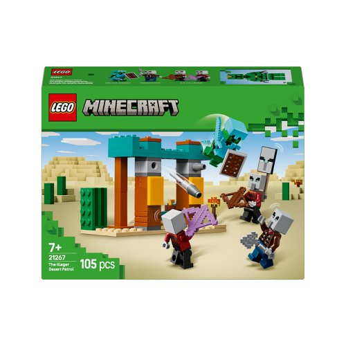 Конструктор Lego Minecraft Пустынный патруль разбойника, 105 деталей 21267