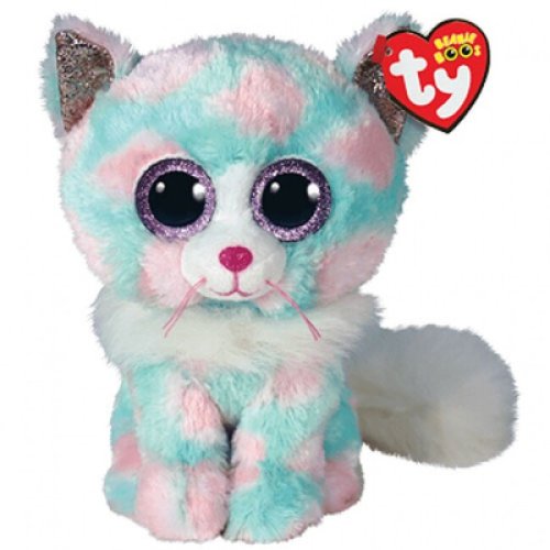 Мягкая игрушка TY Beanie Boo`s Котик Opal, 25 см 37288