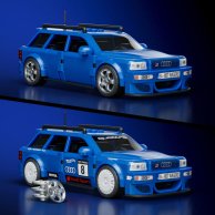 Конструктор-машина Mattel Brick Shop Speed Audi Avant RS2 JGR28