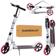 Детский самокат I-Trike двухколесный, розовый SR2-049-1-WP