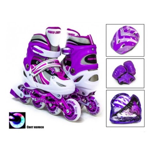 Комплект ролики POWER CHAMPS PVC M р.29-33 (537774693)