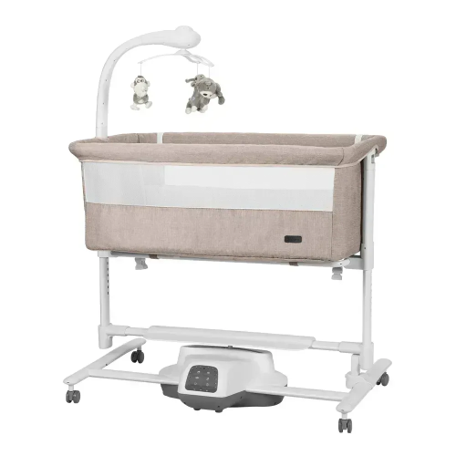Детская приставная кроватка-качалка Carrello Bloom CRL-10304 Cream Beige