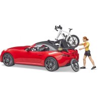 Игровой набор Bruder Машина Roadster с велосипедом и фигуркой 03485