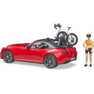 Игровой набор Bruder Машина Roadster с велосипедом и фигуркой 03485