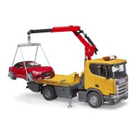 Игровой набор Bruder Эвакуатор Scania Super 560R и автомобиль Roadster 03552