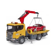 Игровой набор Bruder Эвакуатор Scania Super 560R и автомобиль Roadster 03552