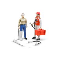 Игровой набор Bruder Фигурки пациентки и врача с аксессуарами 62710